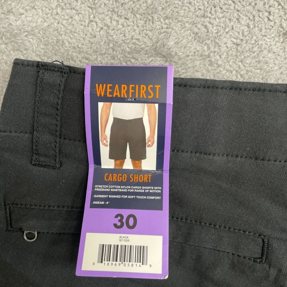 Wearfirst Men's Size 30 Gray Cargo Shorts Stretch Cotton Nylon Blend n1039 - Picture 4 of 5